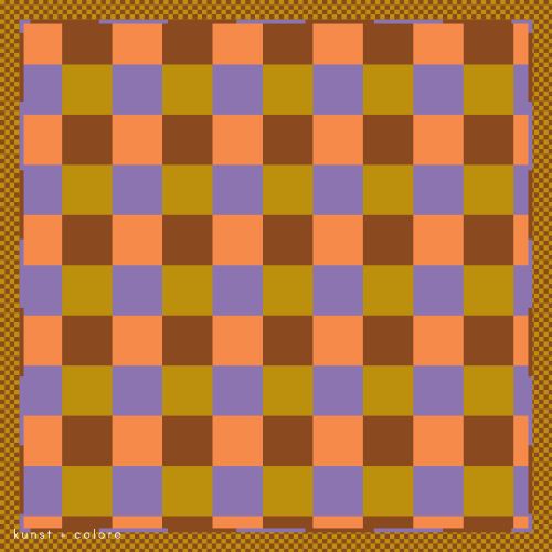 Checkmate by Kunst & Colore, 63cm Silk Scarf