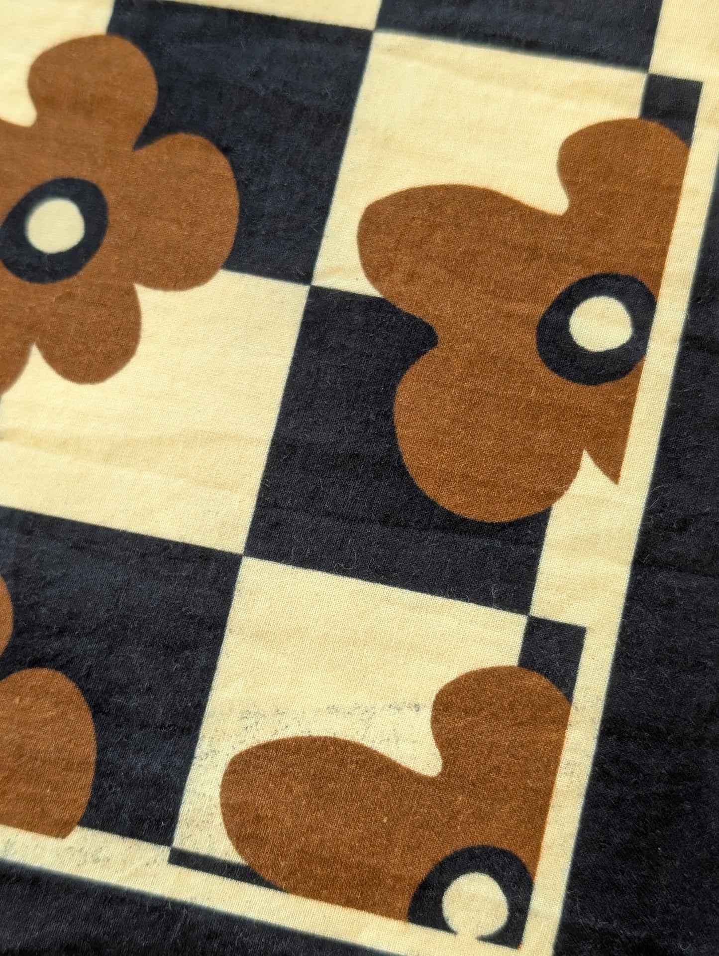 Print Defect - Cotton Bandana Scarf 50cm Square, Flower Power Chess By Kunst & Colore (Copy)