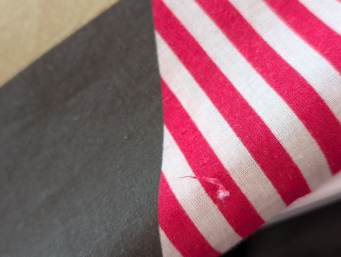 Print Defect - Cotton Bandana Scarf 70 cm Square, Madhouse Dragonfruit By Kunst & Colore