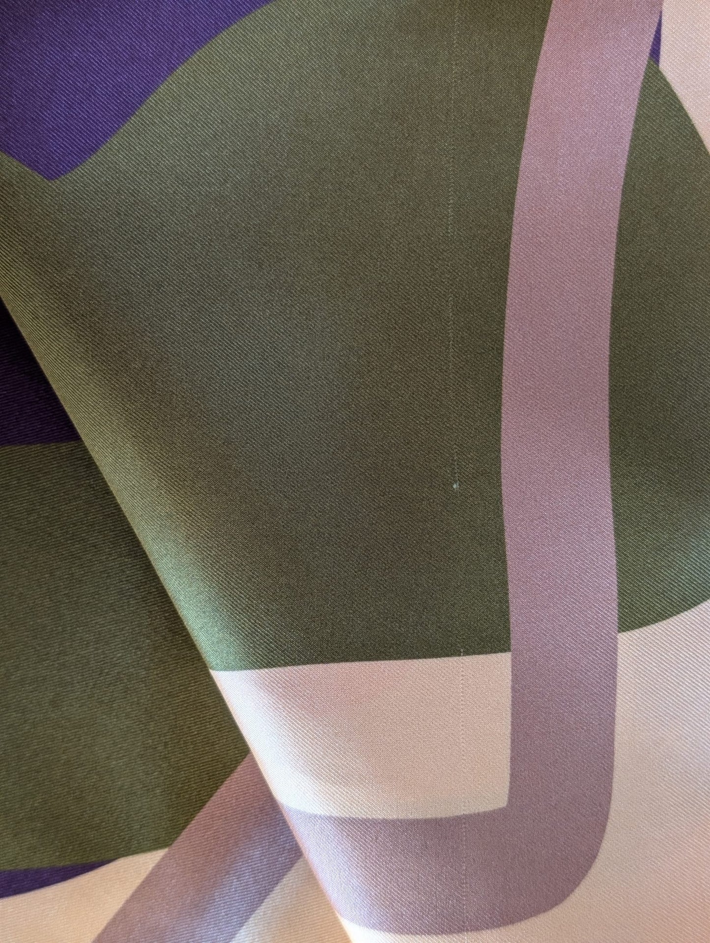 Minor Defect - White Chocolate Blondie by Kunst & Colore, 87cm Silk Scarf