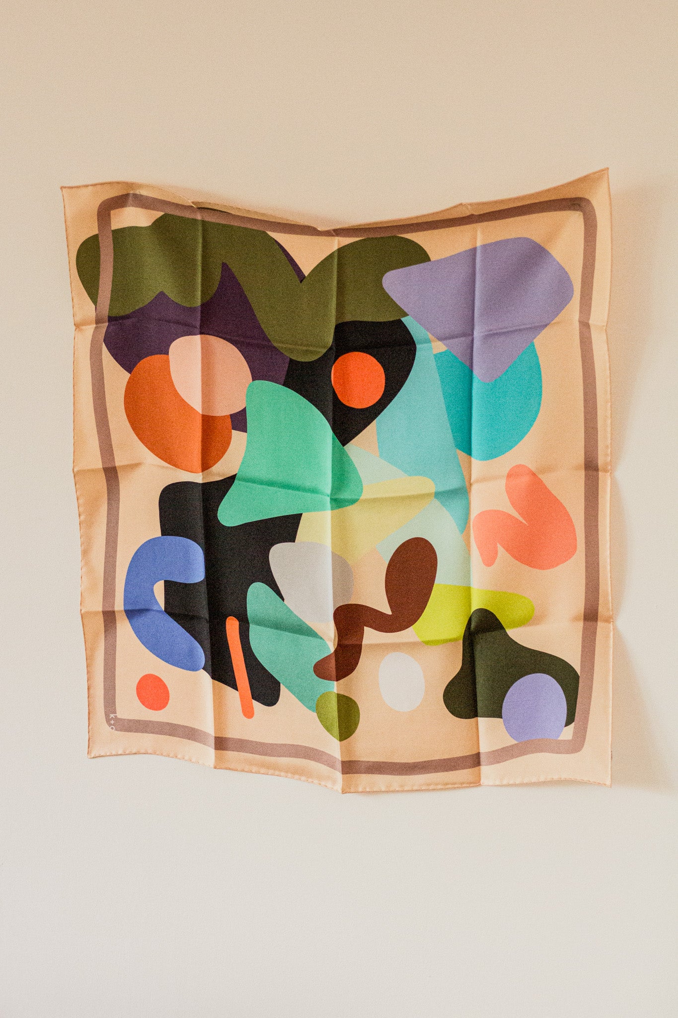 White Chocolate Blondie by Kunst & Colore, 87cm Silk Scarf