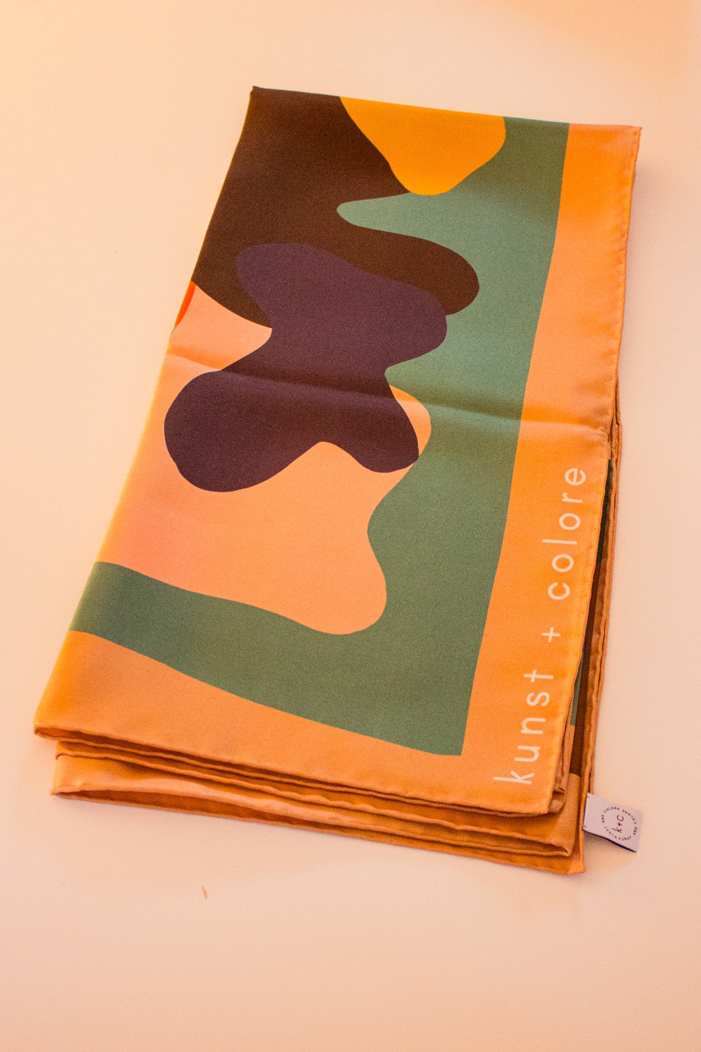 Tricolore by Kunst & Colore, 87cm Silk Scarf