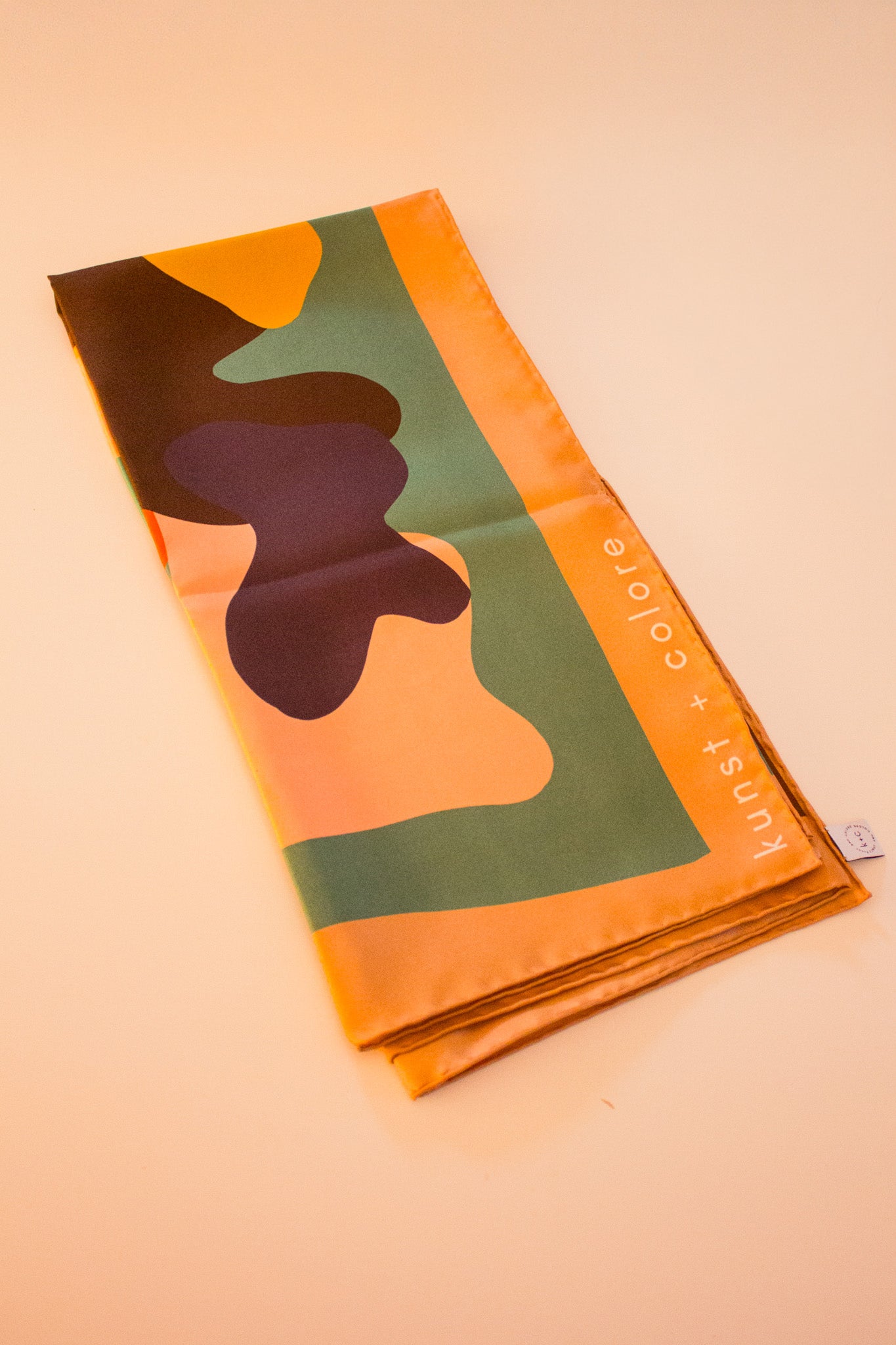 Tricolore by Kunst & Colore, 87cm Silk Scarf