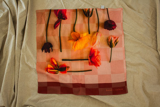 Cotton Bandana Scarf 50cm Square, Sickly Sweet By Kunst & Colore
