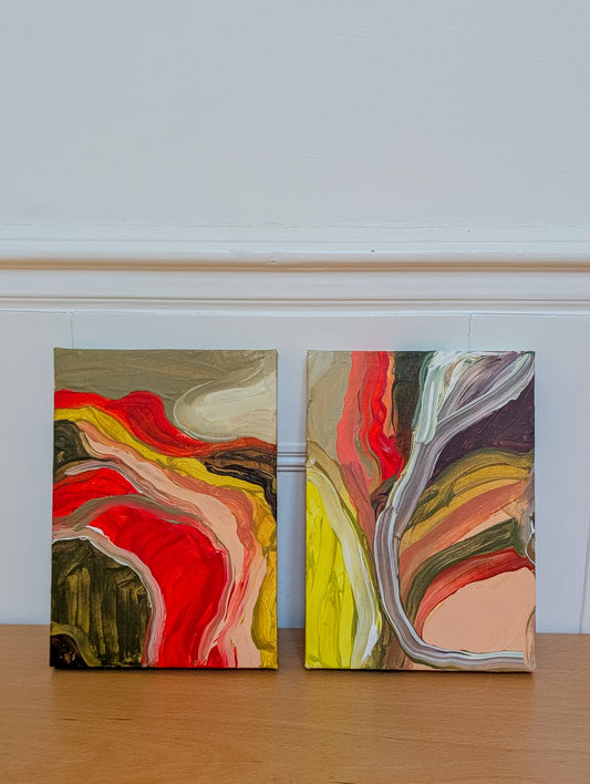 Snow Melt On The Dales Diptych