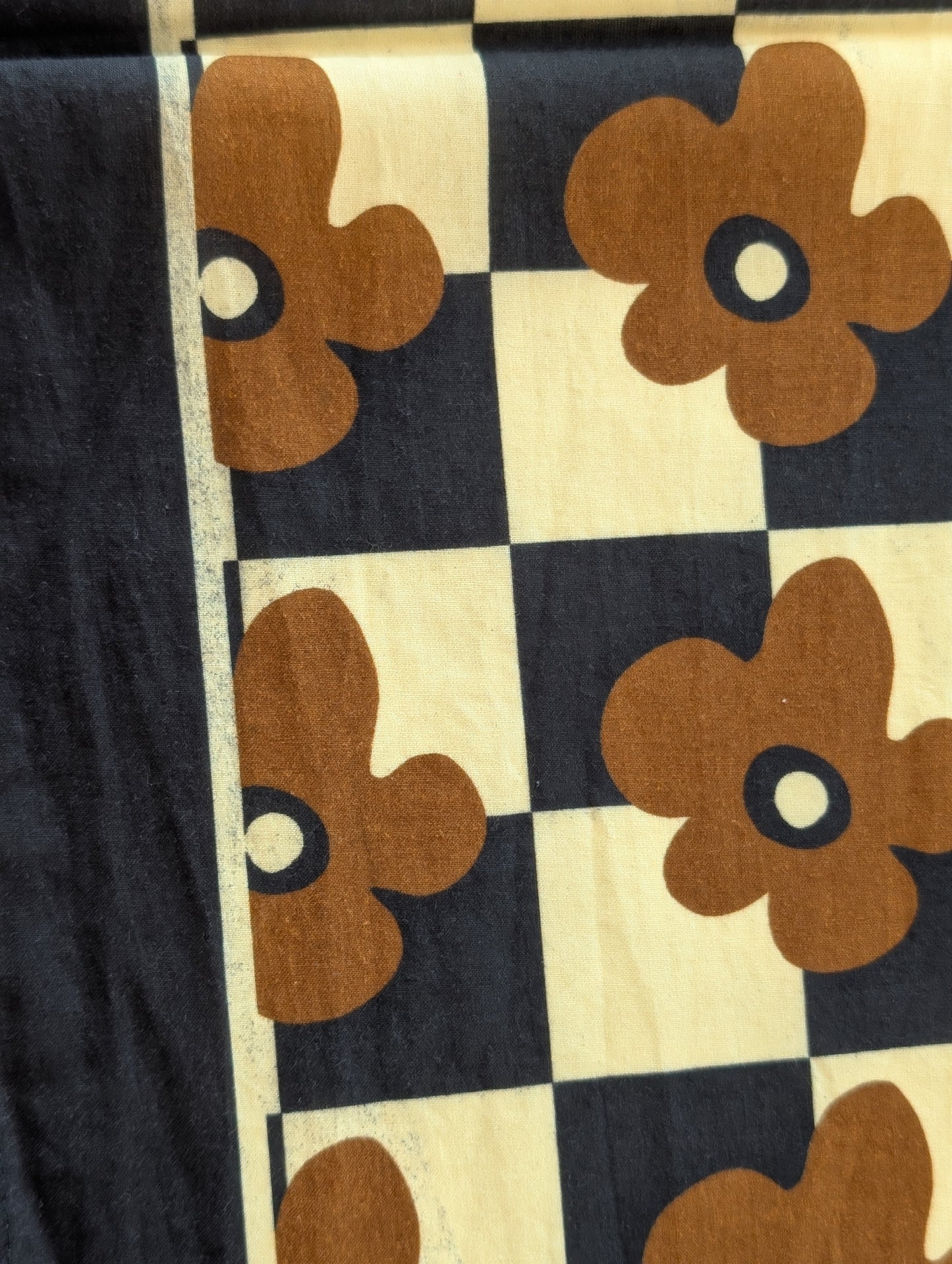 Print Defect - Cotton Bandana Scarf 50cm Square, Flower Power Chess By Kunst & Colore (Copy)