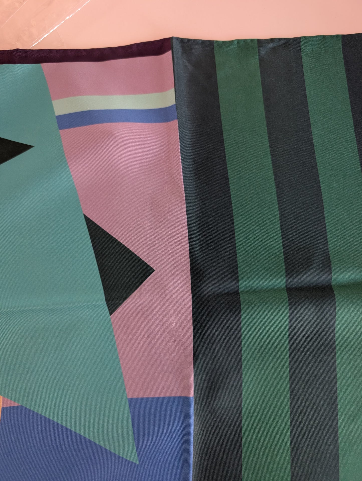 Seconds Item - Mauve Metropolis by Kunst & Colore, 90cm Silk Scarf