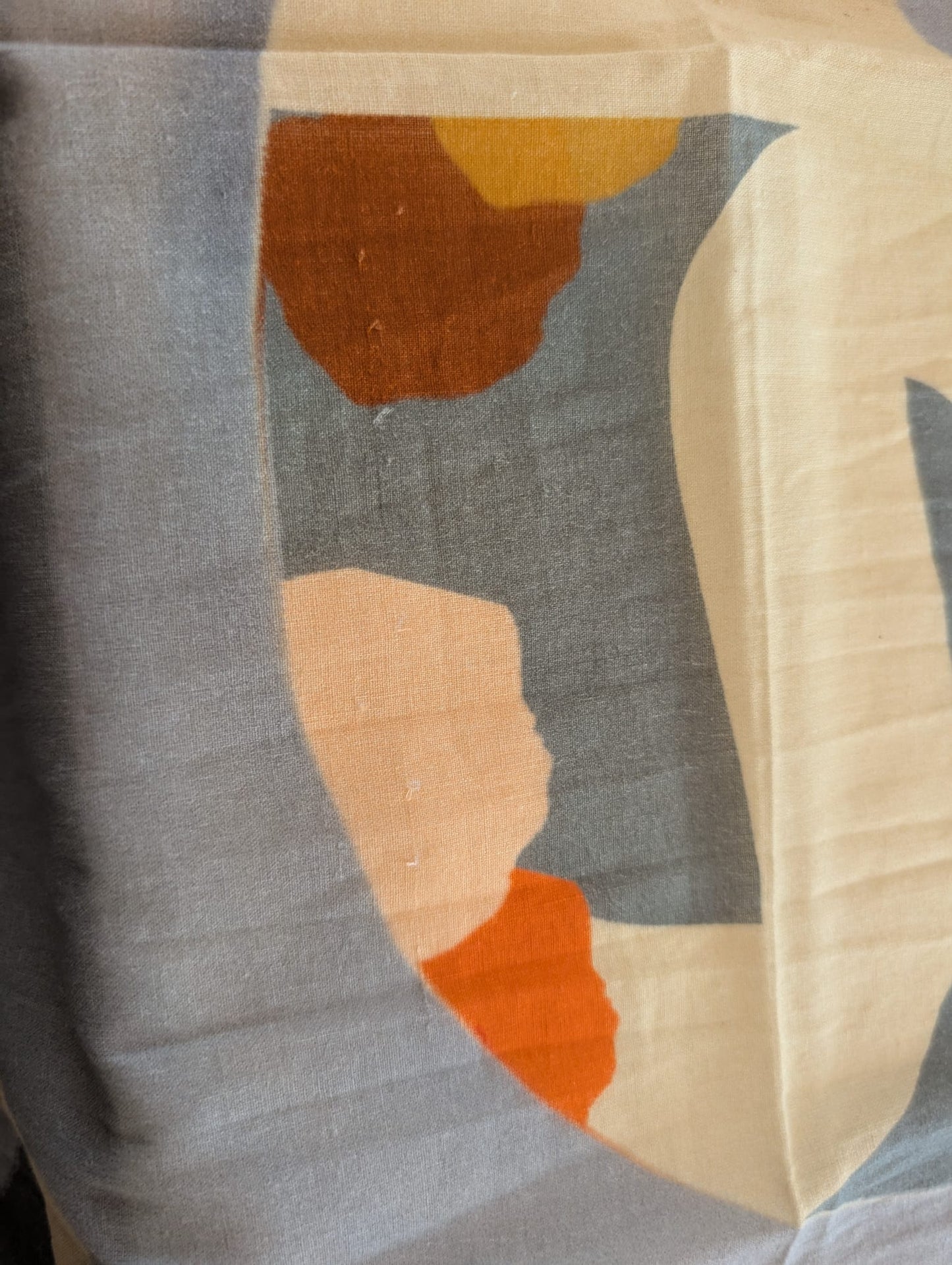 Print Defect - Cotton Bandana Scarf 70cm Square, Spontaneous Sketch In Rose By Kunst & Colore