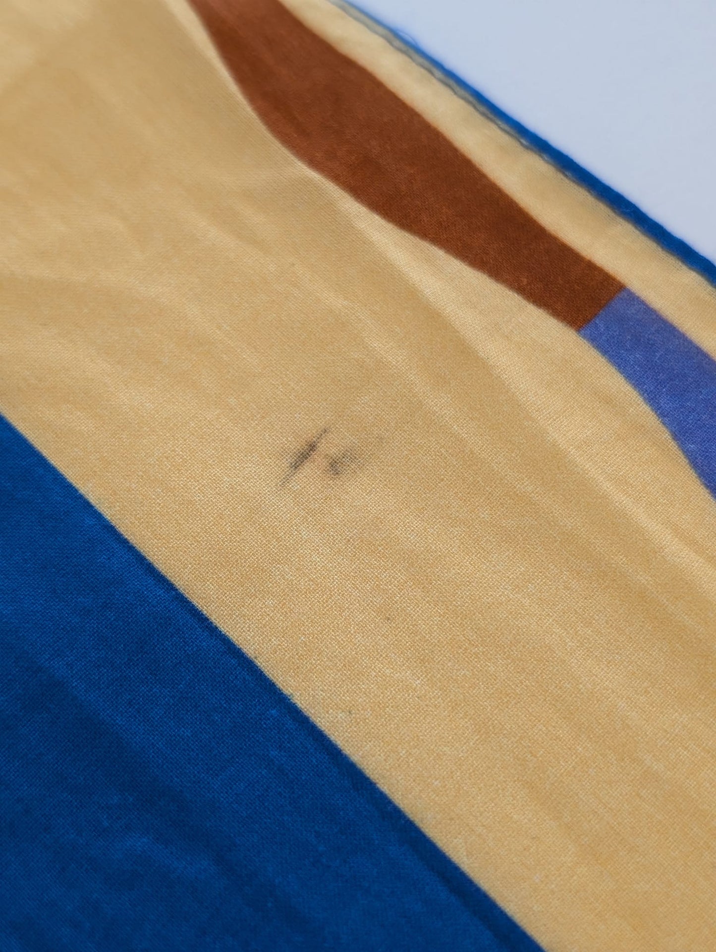 Print Defect - Cotton Bandana Scarf 70cm Square, Tessa Ultramarine By Kunst & Colore