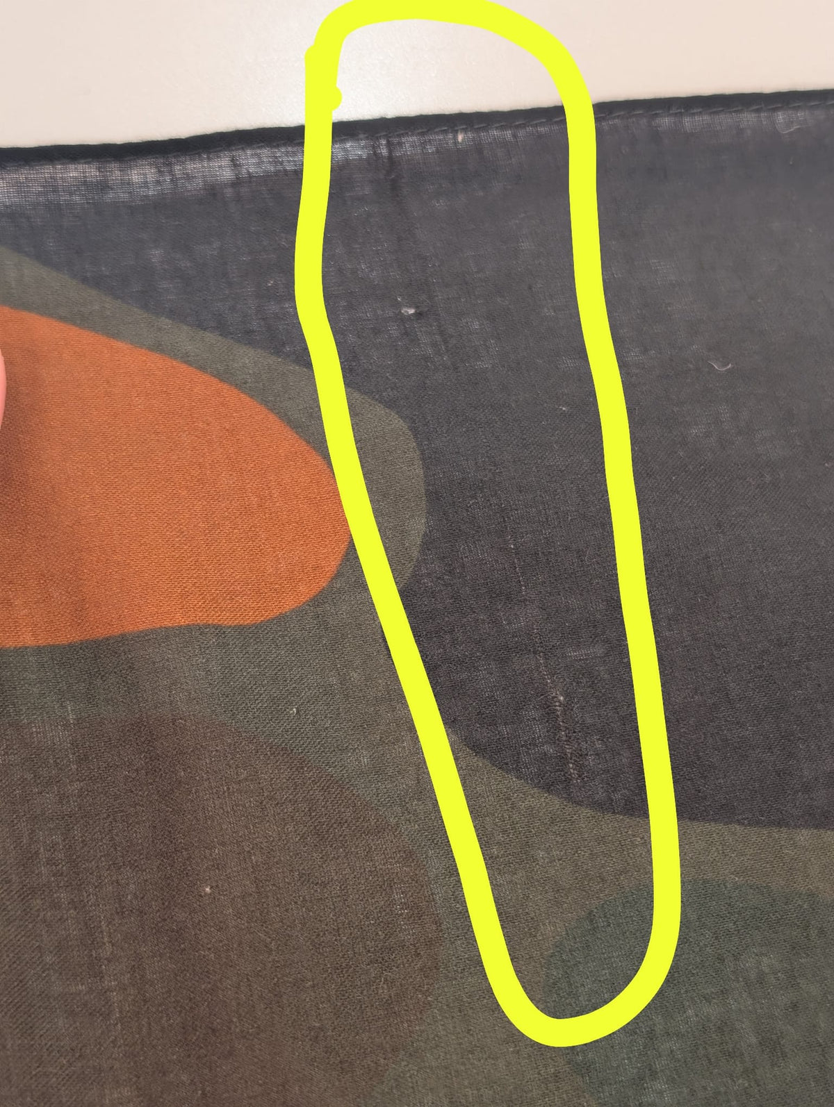 Imperfect Cotton Bandana Scarf 50cm Square, Olaf & Olive By Kunst & Colore