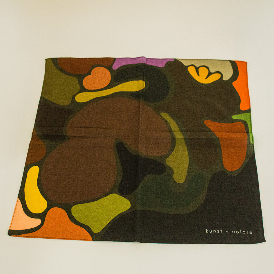 Cotton Bandana Scarf 50cm Square, Olaf & Olive By Kunst & Colore
