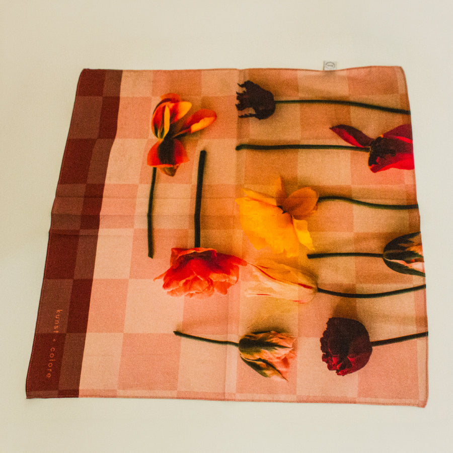 Cotton Bandana Scarf 50cm Square, Sickly Sweet By Kunst & Colore